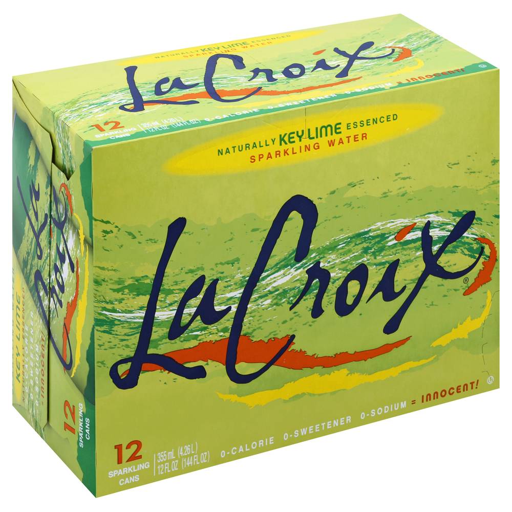 Lacroix Key Lime Sparkling Water (12 ct, 12 fl oz)