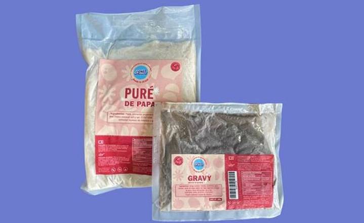 Puré de papa con gravy 550g