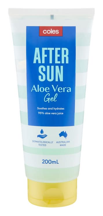 Coles Soothing After Sun Gel Aloe Vera (200mL)