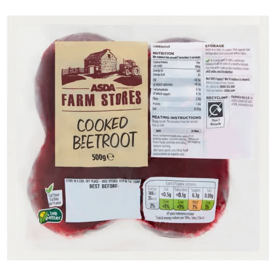 ASDA Farm Stores Cooked Beetroot Delivery Near Me | Order Online | Uber ...