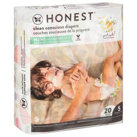Honest So Delish Curious Cutie Size 5 Diapers ( 20 ct )