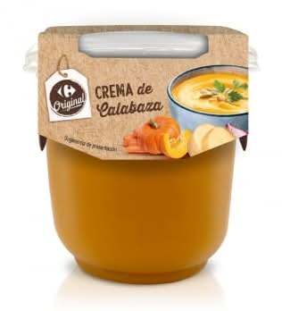 Crema de calabaza Carrefour Original 350 ml.