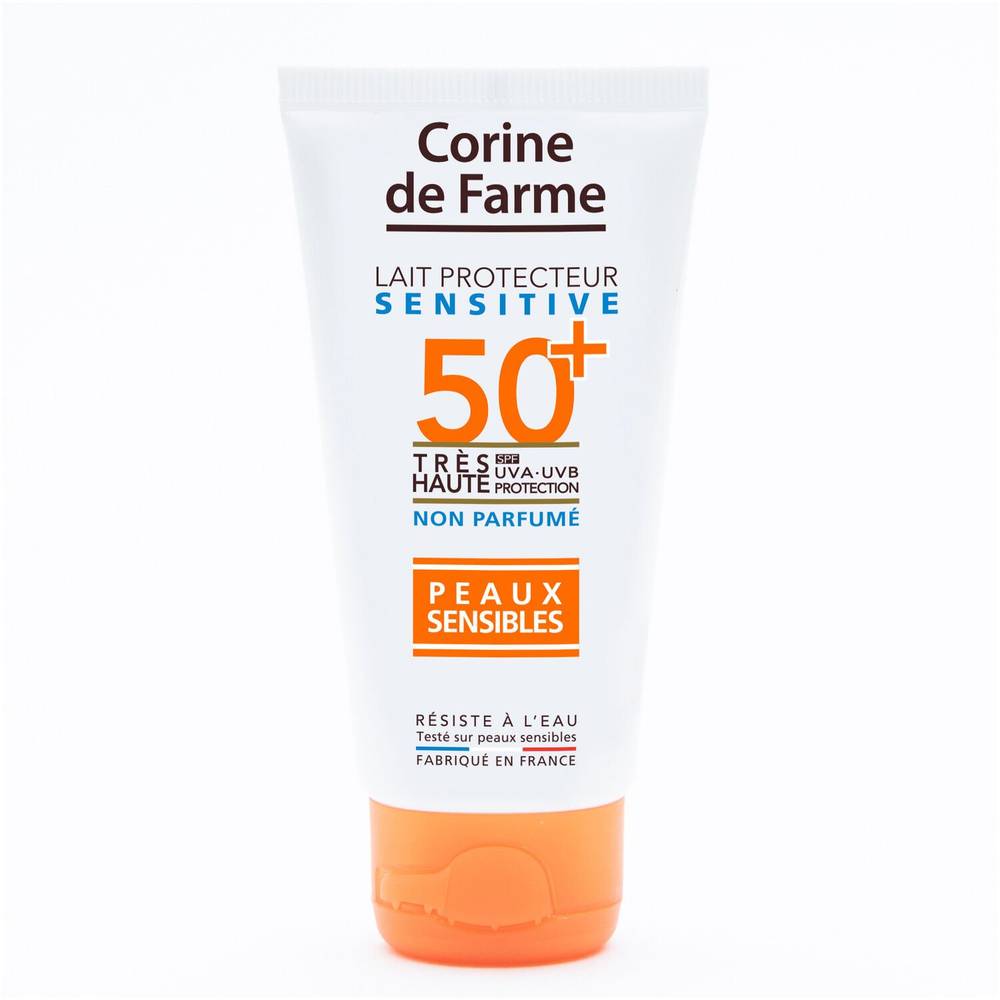 Protection Solaire Sensitive SPF50 CORINE DE FARME - le flacon de 50mL