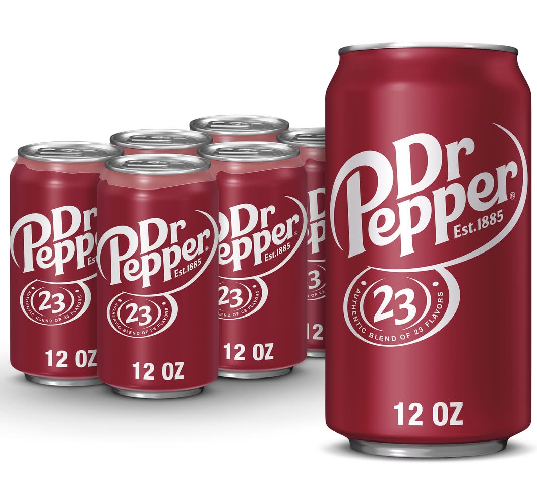 Dr Pepper Original Soda (6 x 12 fl oz)