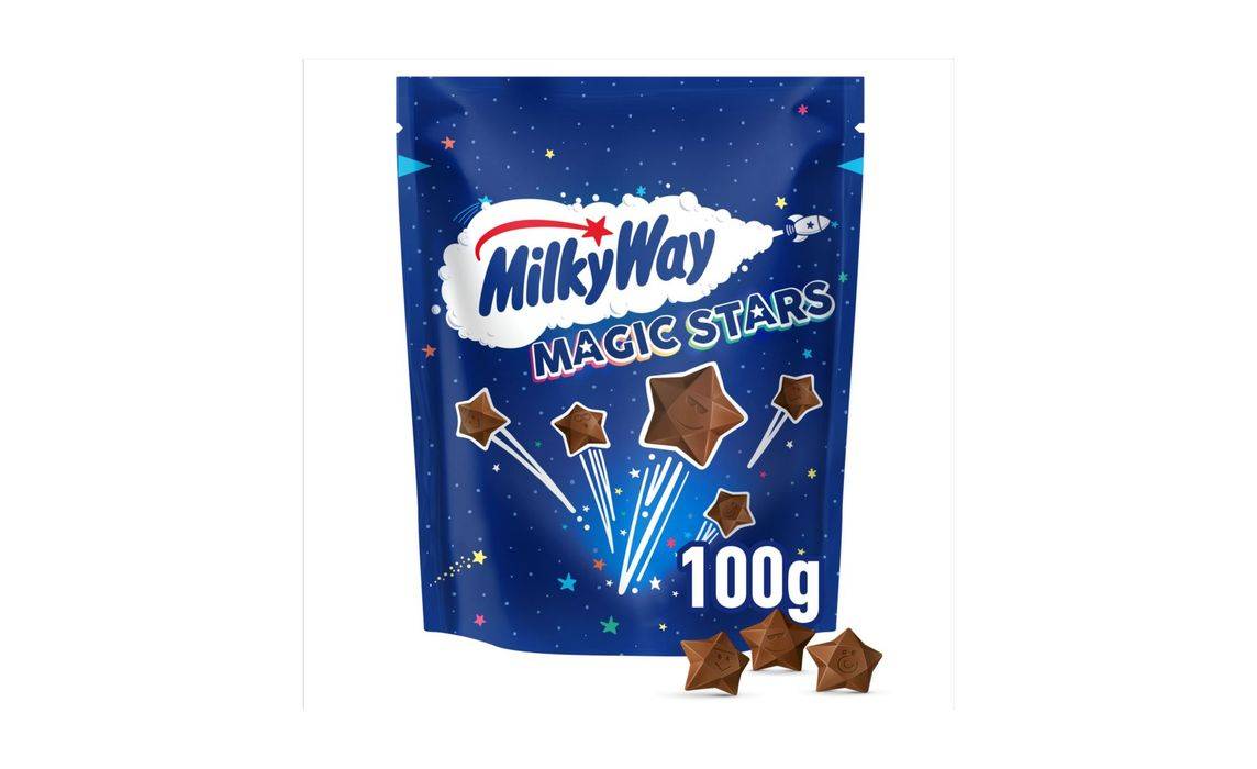 SAVE 40p:Milky Way Magic Stars Chocolate Sharing Bag 100g (389802)