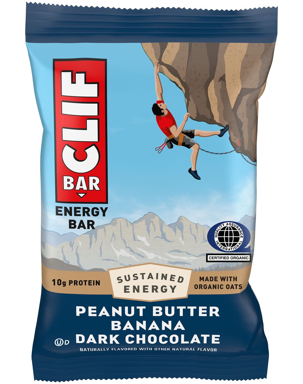 CLIF Bar Dark Chocolate Energy Bars, Peanut Butter Banana (2.4 oz, 12 ct)