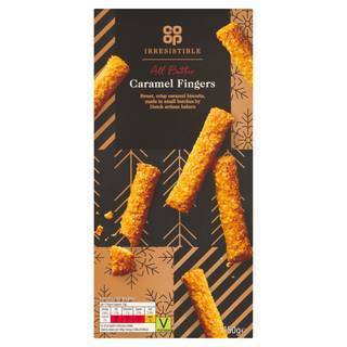 Co-op Irresistible All Butter Caramel Fingers (150g)