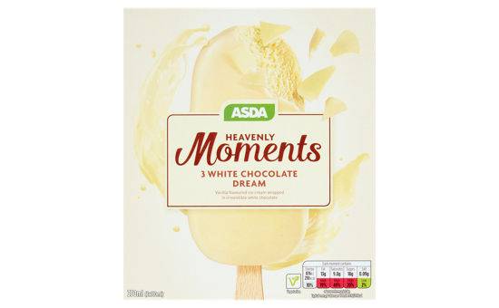 ASDA Heavenly Moments White Chocolate Dream 3 Pack