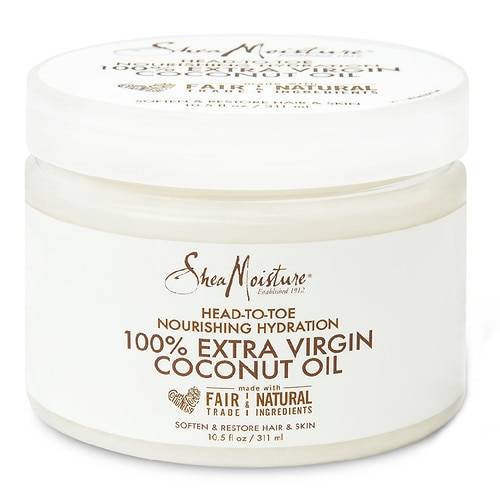 SheaMoisture Head-to-Toe Nourishing Hydration, 100% Virgin Coconut Oil - 10.5 fl oz
