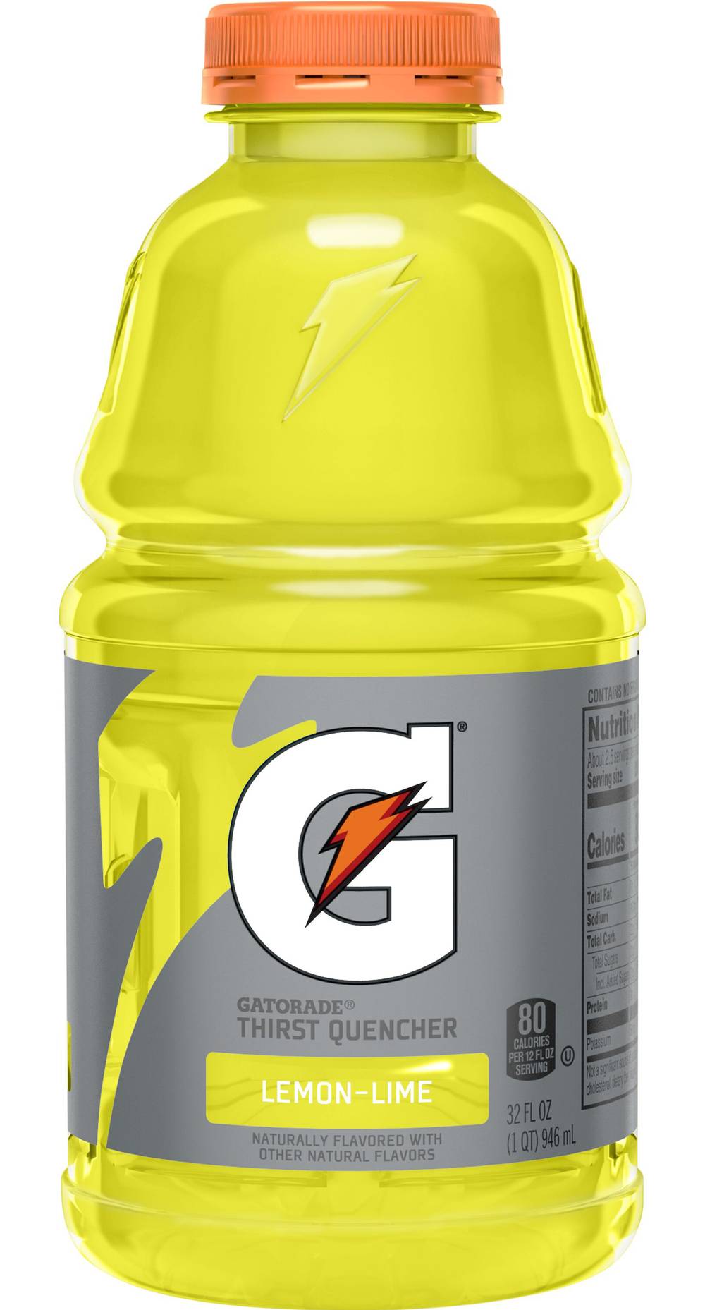 Gatorade Thirst Quencher Sports Drink, Lemon-Lime (32 fl oz)