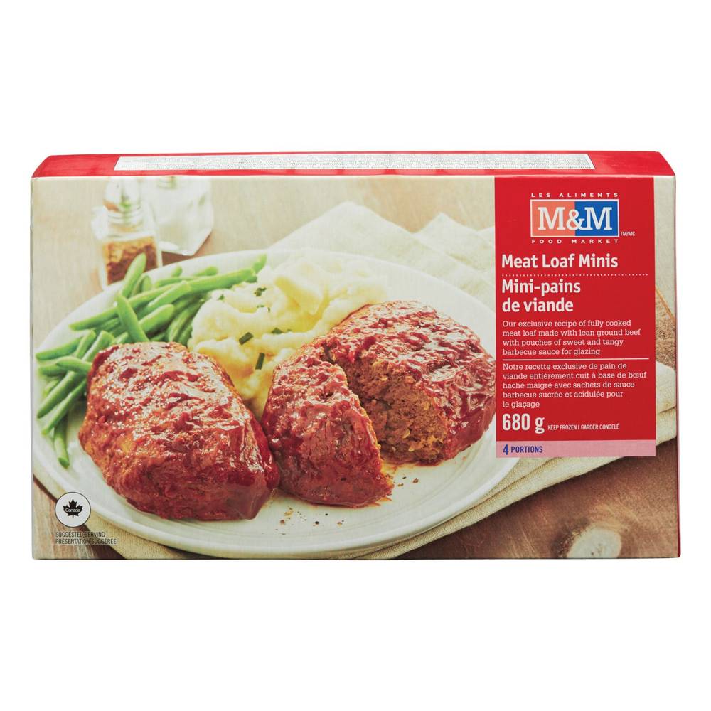 M&m food market mini pains de viande