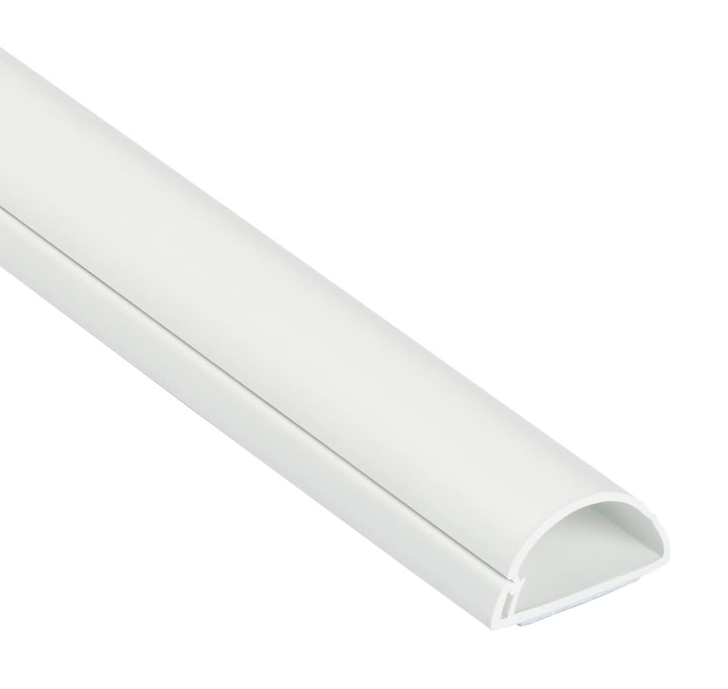 D-Line 1.18 x 0.59" 60-in L White Raceway