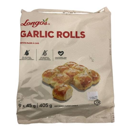 Longo's Garlic Rolls (9 x 45 g)