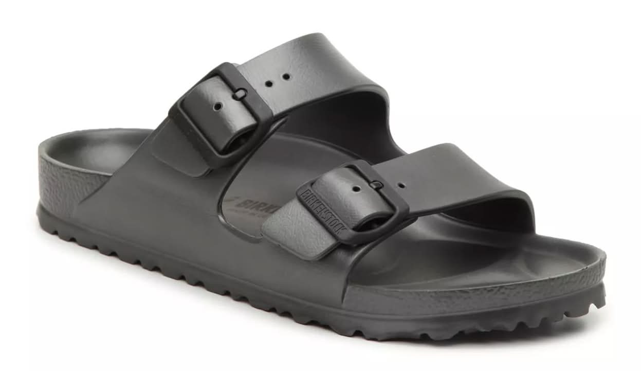 Birkenstock Arizona Essentials Eva Slide Sandal - Women'S (Charcoal Medium/Narrow - EU 37 / US Womens 6-6.5 / Mens 4-4.5)