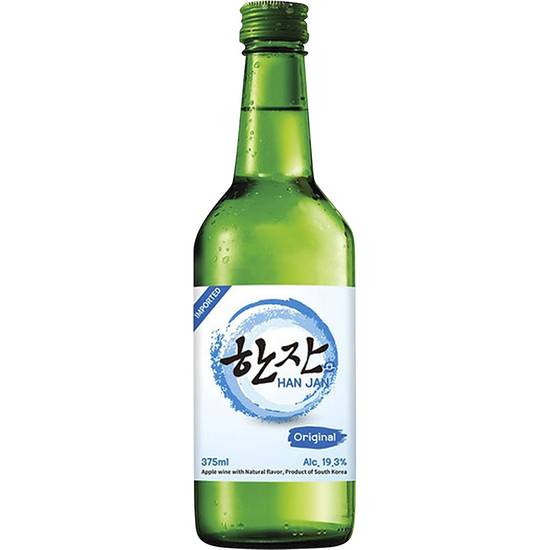 Han Jan Original Soju Liquor ( 375 ml )