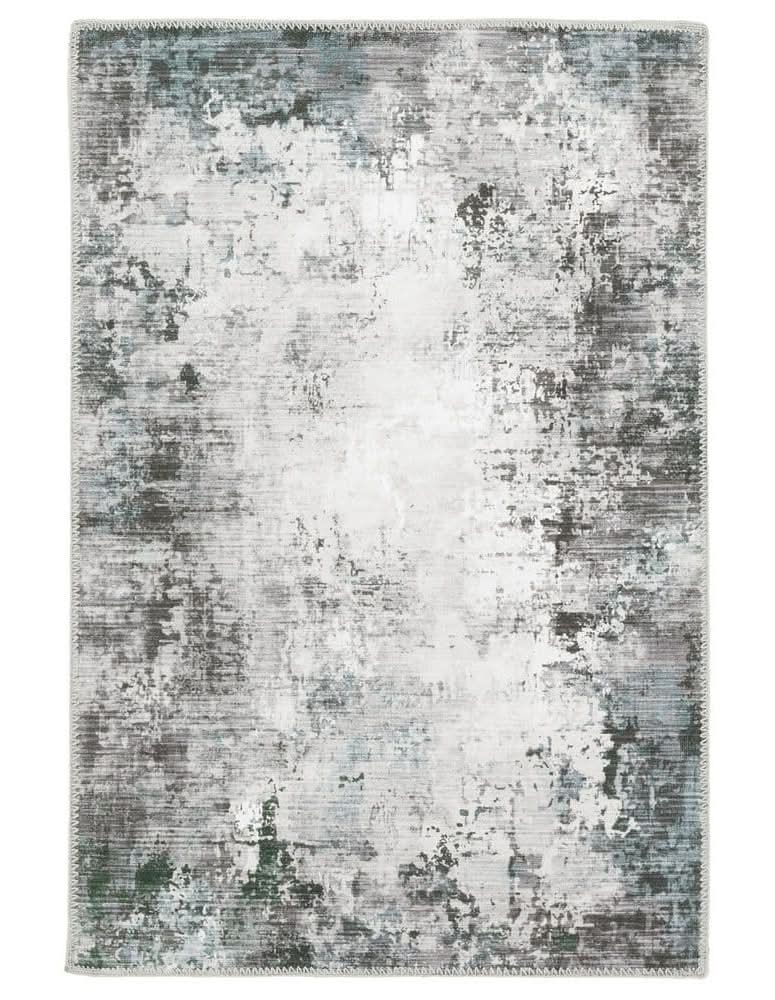 Home Decorators Collection Harmony Gray Doormat 2 Ft. X 3 Ft. Indoor Machine Washable Scatter Rug