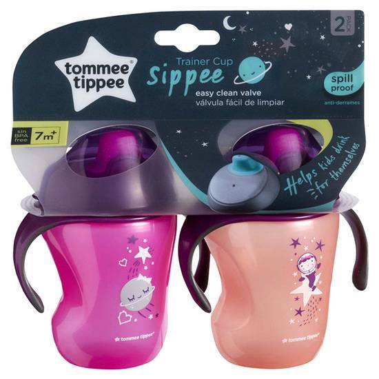 Tommee Tippee Trainer Sippy Cup 2 Pk (9 oz)
