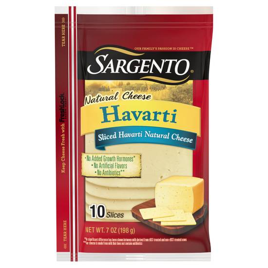Sargento Havarti Cheese Slices (10 ct)