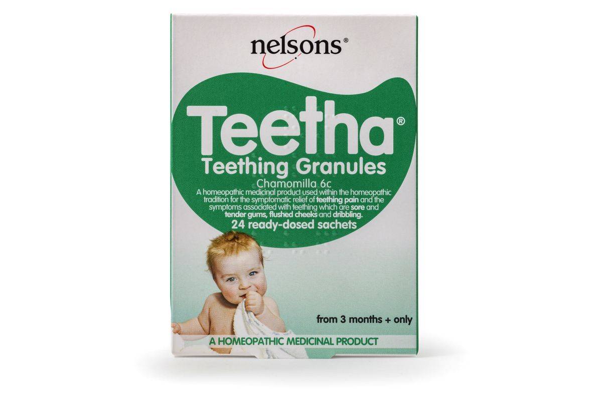 Nelsons Teetha Teething Granules from 3 Months+ Only 24 Sachets