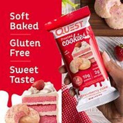 Quest Frosted Cookies Strawberry Cake 1.76oz