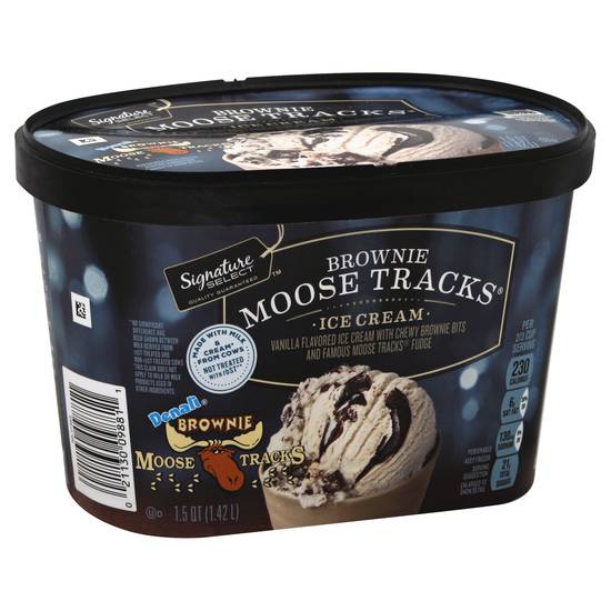 Signature Select Brownie Moose Tracks Ice Cream (1.42 L)