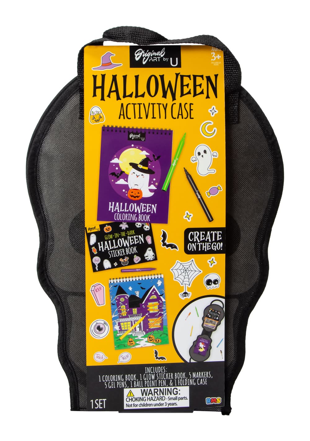 Halloween Coloring & Sticker Activity Case