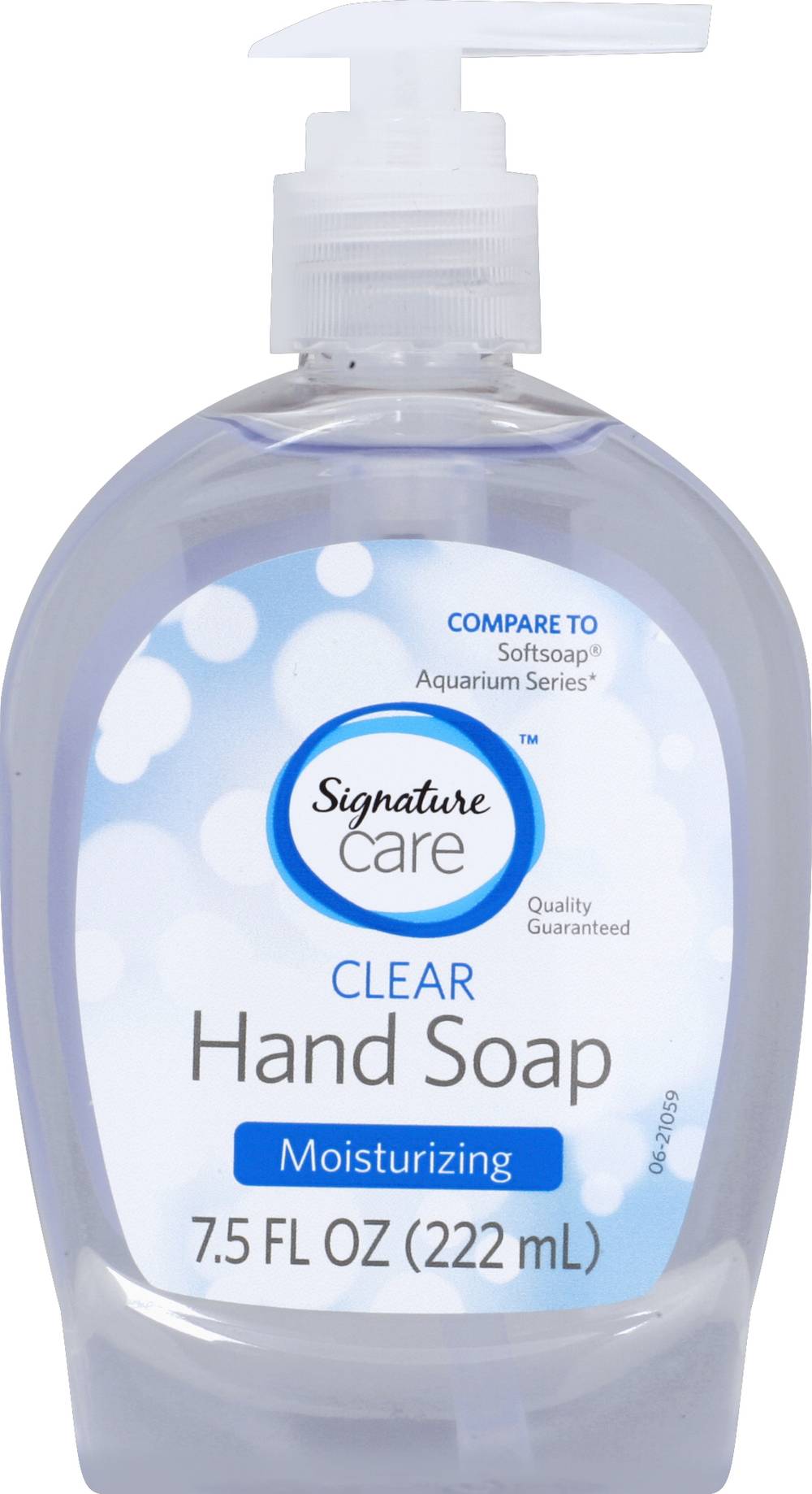 Signature Care Clear Moisturizing Antibacterial Liquid Hand Soap