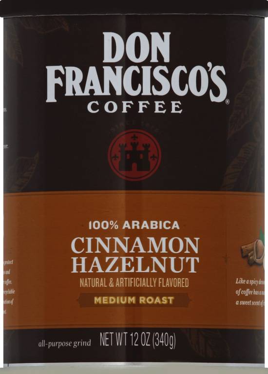 Don Francisco's Medium Roast Cinnamon Hazelnut Coffee (12 oz)