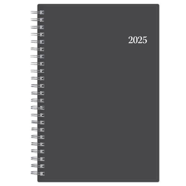 Blue Sky 2025 Passages Weekly & Monthly Planner Plastic Cover, Black