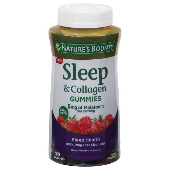 Nature's Bounty Sleep & Collagen Gummies (berry)