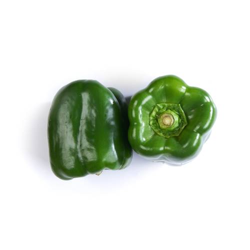 Sweet Green Bell Peppers Large 2 Count