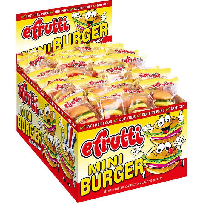 E.Frutti - Mini Gummy Burger - 60 Ct (1X60|1 Unit per Case)