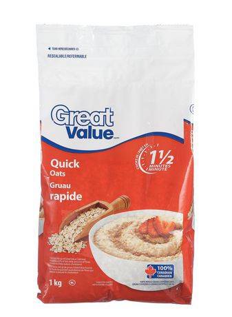 Great Value Quick Oats (1 kg)