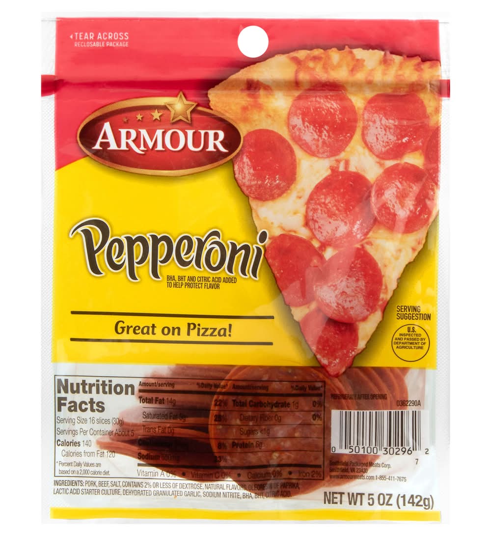 Armour Pepperoni Slices (5 oz)