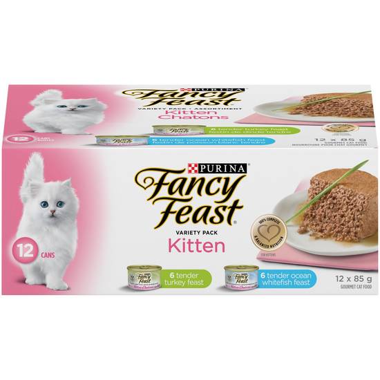 Fancy Feast Kitten Wet Food Variety pack (12 x 85 g)