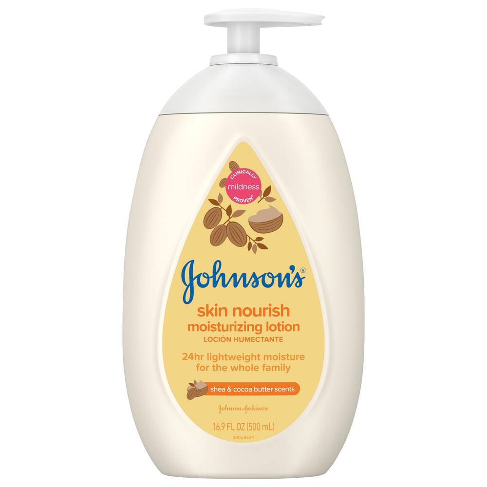 Johnson's Shea & Cocoa Butter Scents Skin Nourishing Moisturizing Baby Lotion