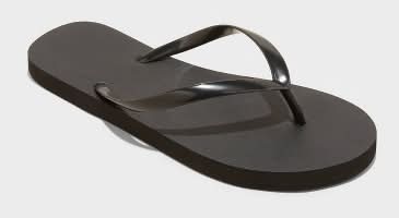 Shade & Shore Sydney Flip Flop Sandals, Women, 9, Black