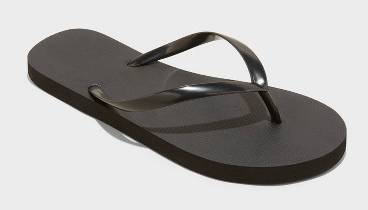 Shade & Shore Sydney Flip Flop Sandals, Women, 7, Black