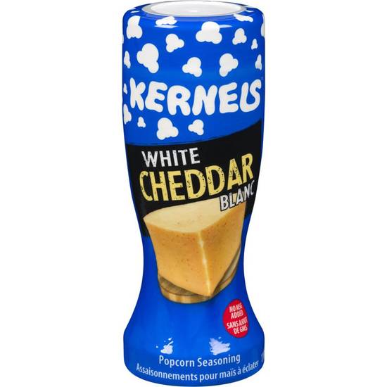 Kernels Popcorn Seasoning, Mmm…White Cheddar (110 g)