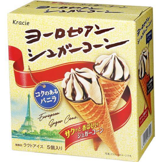 クラシエ ヨーロピアンシュガーコーン - コクのあるバニラ (56mL x 5)