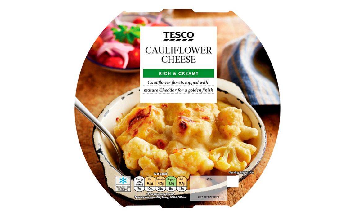 Tesco Comforting Cauliflower Cheese 350g (392674)