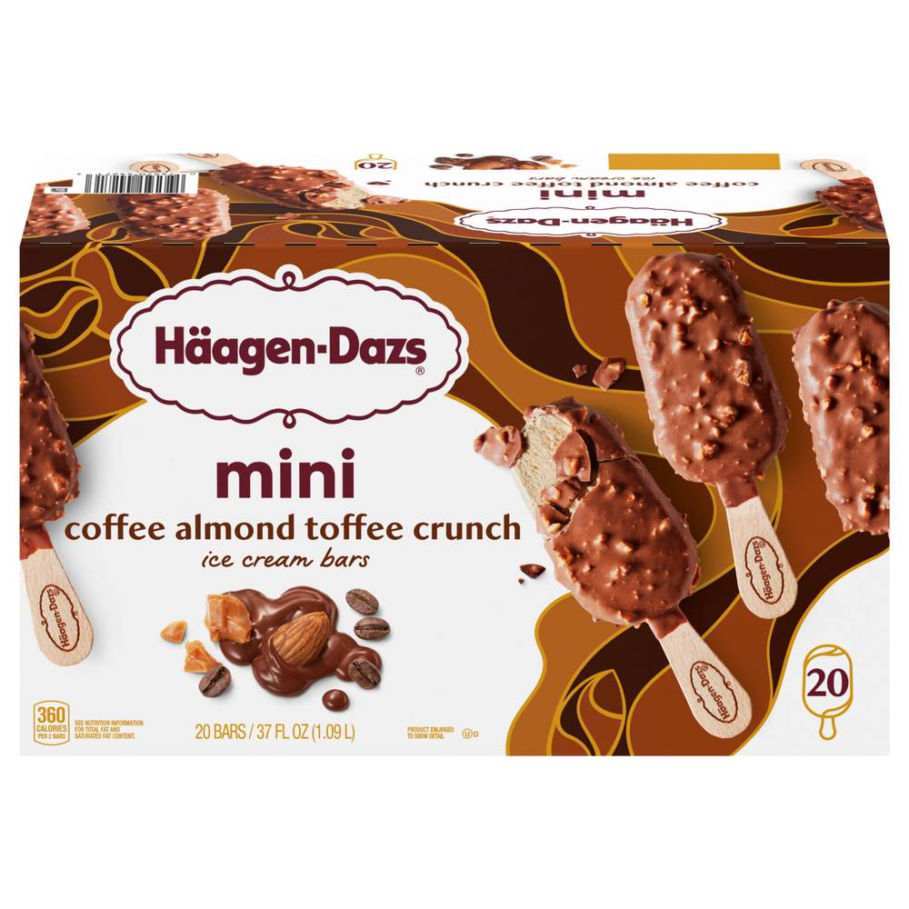 Häagen-Dazs Ice Cream Mini Bars (coffee almond toffee crunch)