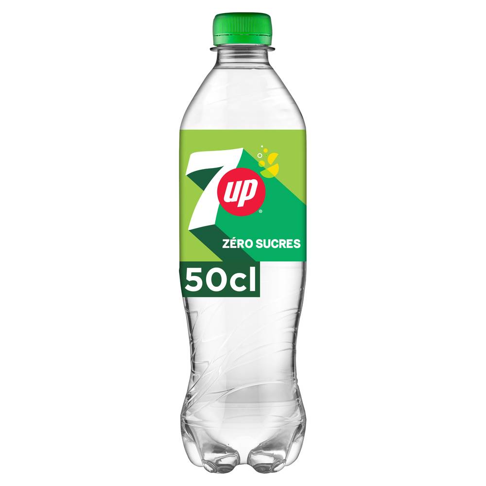 7UP - Boisson free saveur citron et citron vert (500ml)