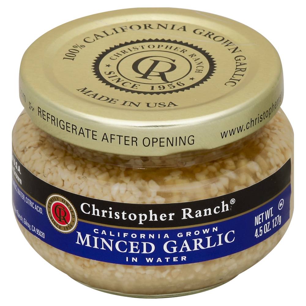 Christopher Ranch Minced Garlic in Water (4.5 oz)