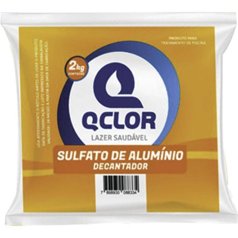 Q clor sulfato de alumínio decantandor (2 kg)