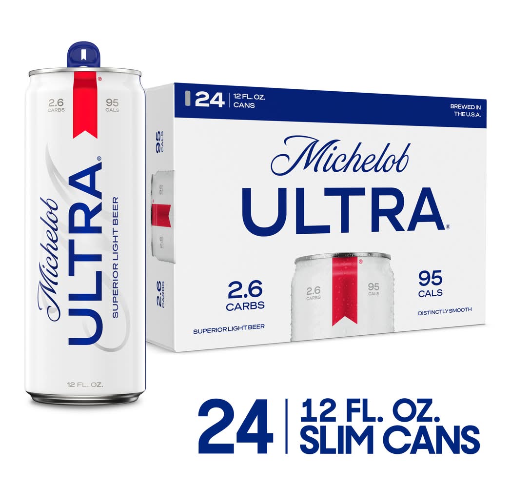 Michelob Ultra Superior Light Lager Beer (24 x 12 fl oz)