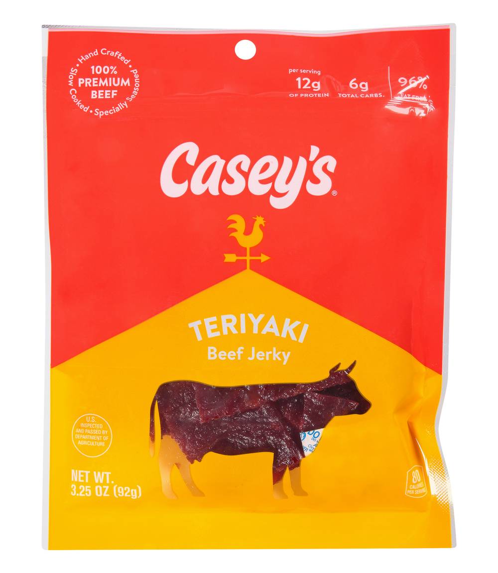 Casey's Teriyaki Beef Jerky (3.25 oz)
