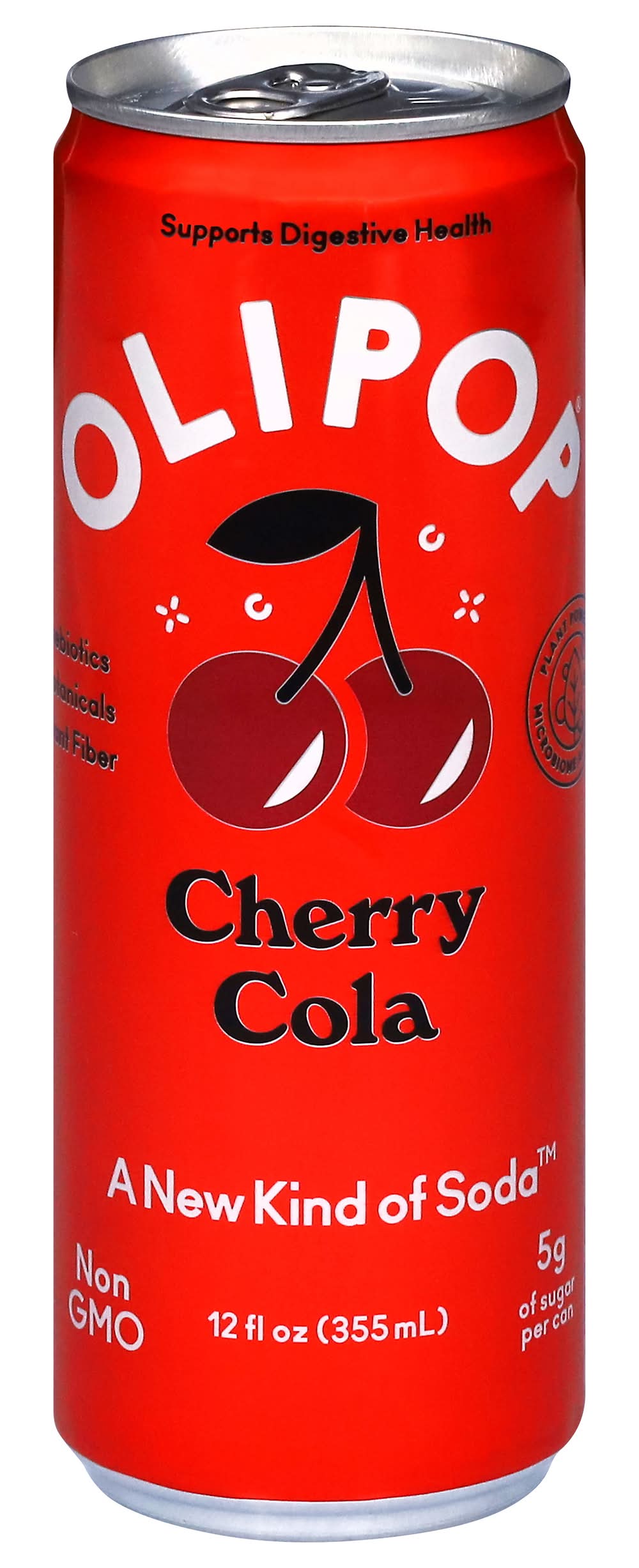 Olipop A New Kind Of Soda, Cherry Cola (12 fl oz)