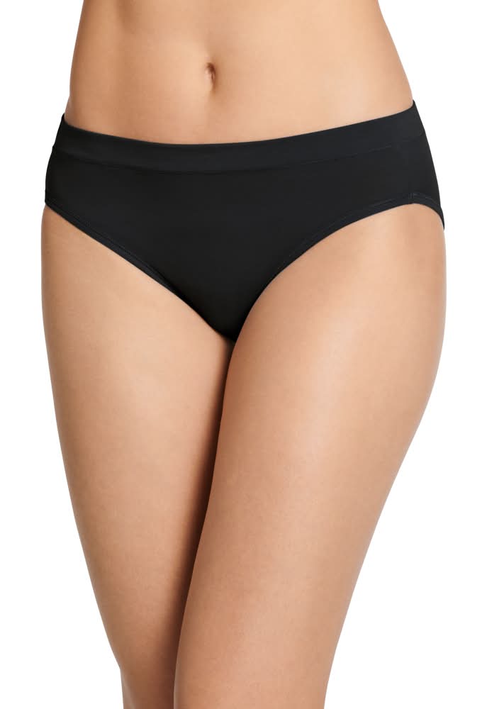 Jockey Cotton Bikini Underwear - Black