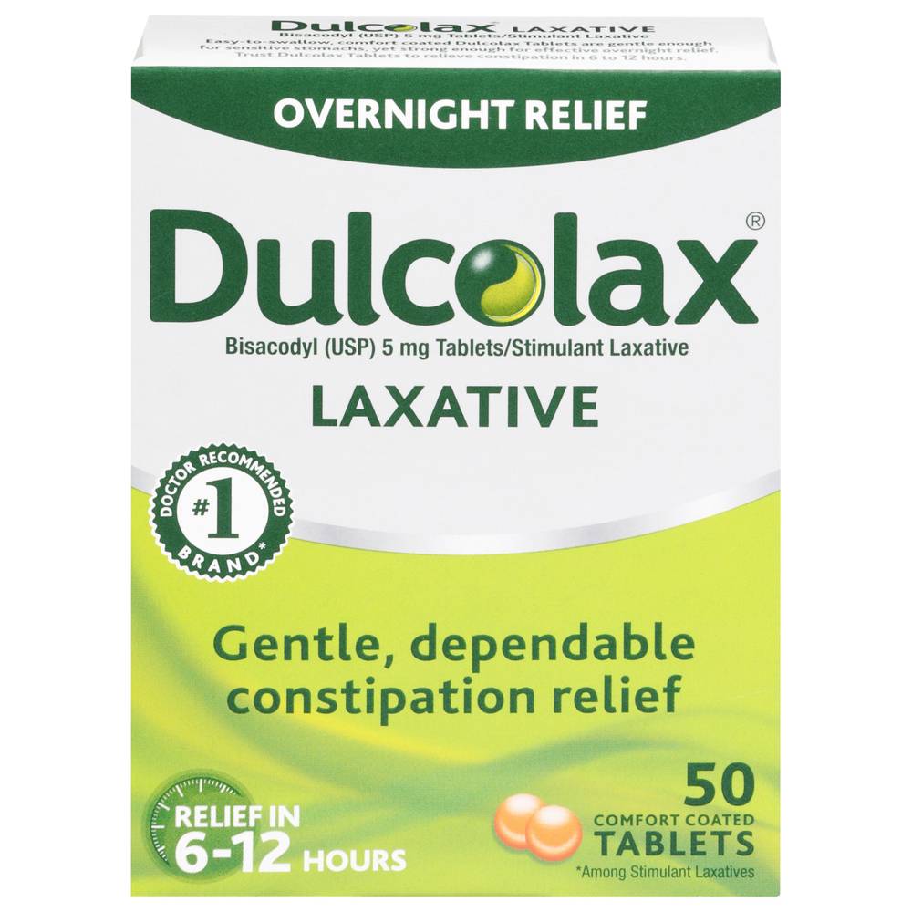 Dulcolax 5 Mg Laxative Comfort Coated Tablets (0.32 oz)